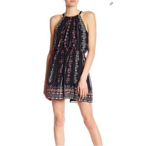 Joie Makana D Print Silk Blend Dress